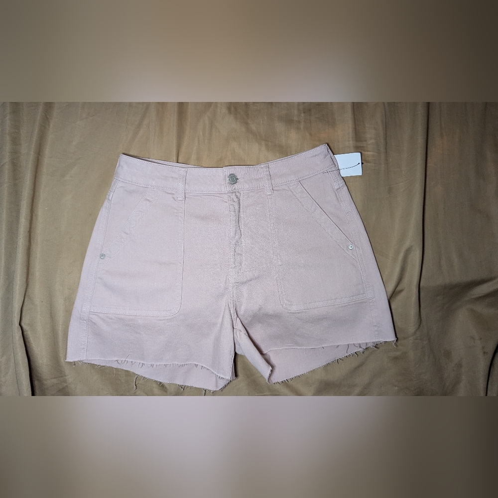 NWT Pink Mavi Jean Shorts sz 27 raw hem